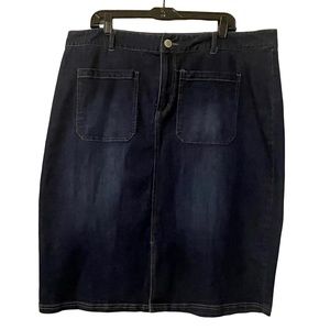 Eloquii Denim Skirt - Size 20